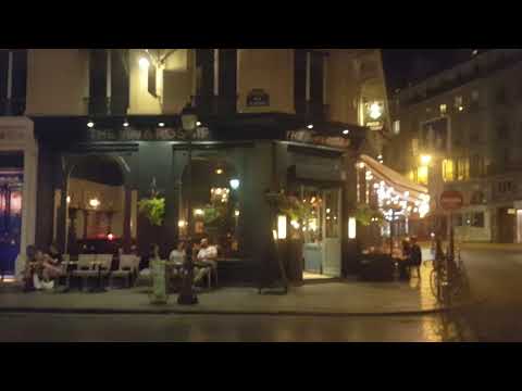 Paris Street Scenes at night, July 2018.