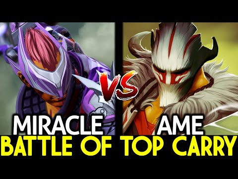 MIRACLE Signature Hero VS AME Juggernaut | Battle of Top Carry Dota 2