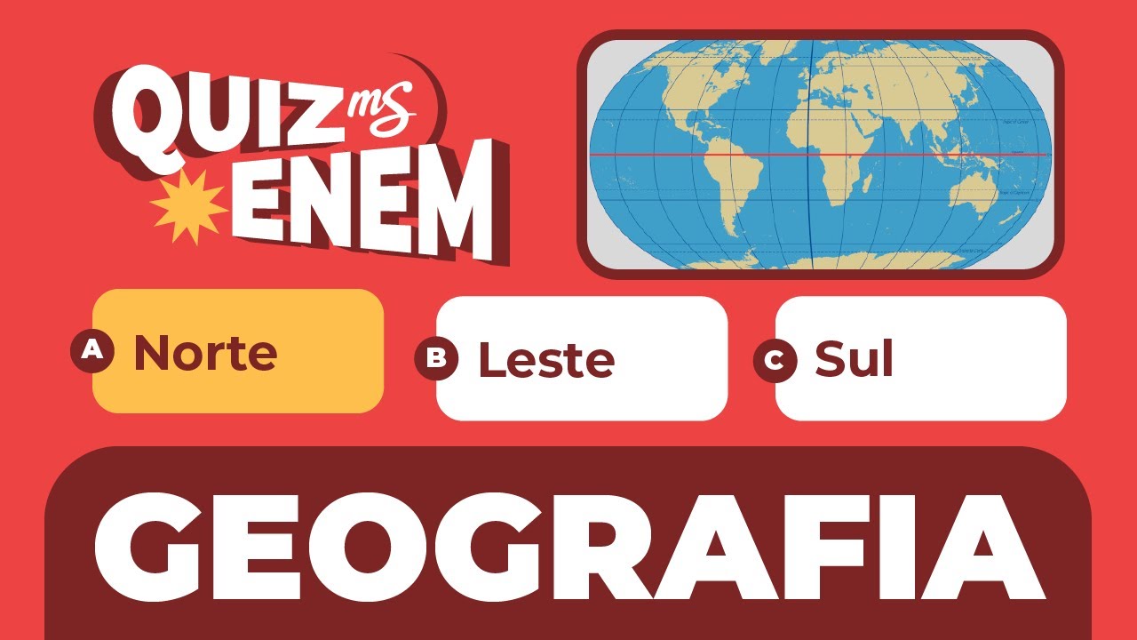 Treinando Questões | Geografia | QUIZ ENEM | Me Salva! ENEM