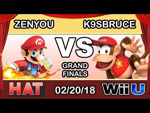 HAT 10 - eM | Zenyou (Mario) Vs. K9sbruce (Diddy Kong) Grand Finals - Smash 4