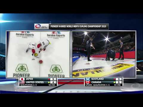 #wmcc2019 [4v5-9E] Shuster(USA) throws away hammer to give up steal and go down 2 vs Matsumura(JPN)