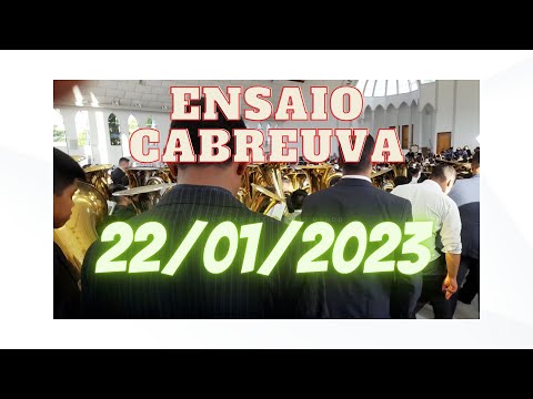 ENSAIO CABREUVA 22/01/2023. INSCREVA-SE E ATIVE O SININHO.