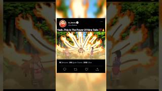 Download lagu Yeah,,This Is The Power Of Nine Tails 💯🔥#naruto #shorts #boruto #kurama #sarada mp3