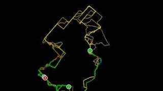 GPS track animation