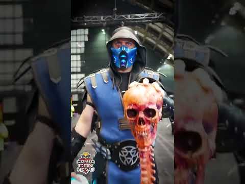 Mortal Kombat Sub Zero cosplay 🔵💀 #shorts #mortalkombat