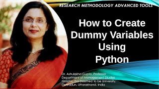 How to Create Dummy Variables Using Python(python)(Dummy Variables)(Regression)