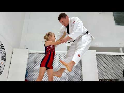 6 Year Old Girl vs Professional Wrestlers!