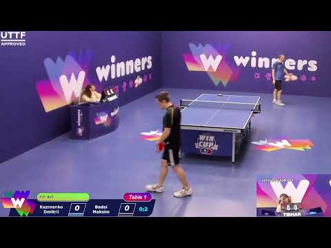 WINners CUP table 1 20.12 Kuzmenko Dmitrii - Badai Maksim 14:00