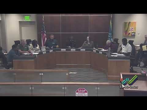 City of Waterloo City Council Meeting Regular Session - Monday, November 3, 2025