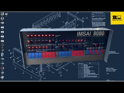 IMSAI 8080 esp Demo with Desktop GUI, Email, Web Browsing and BBS access