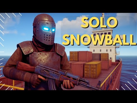 How I Solo Snowball To AK In 5 Minutes - Rust