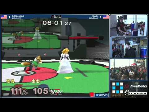 #NWM7 #SSBM T8 WF - GC SilentWolf (FOX) vs MacD (PEA)