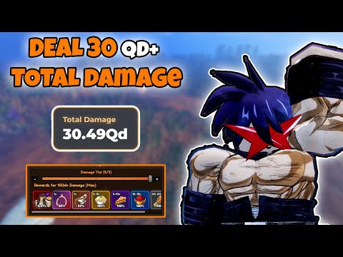 How to deal 10Qd+ Damage in Stuffing Showdown (SOLO) in Anime last Stand Roblox
