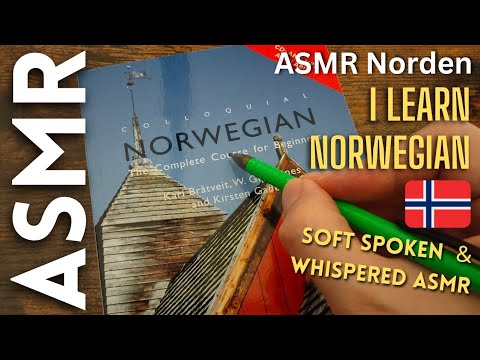 You will fall asleep GUARANTEED just listening to me learning Norwegian 😴 🇧🇻 [ASMR Nordics]