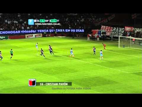 Gol de Pavón. Colón 3 - Guaraní 1. Fecha 5. Torneo Primera B Nacional 2014. Fútbol Para Todos
