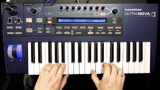VOCODER A LA KRAFTWERK SINGS &quot;HIT THE LIKE BUTTON NOW&quot; Demo of Novation Ultranova &quot;A026 Vocoder Mic&quot;