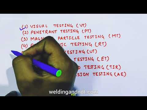 [English] Non Destructive Testing (NDT)
