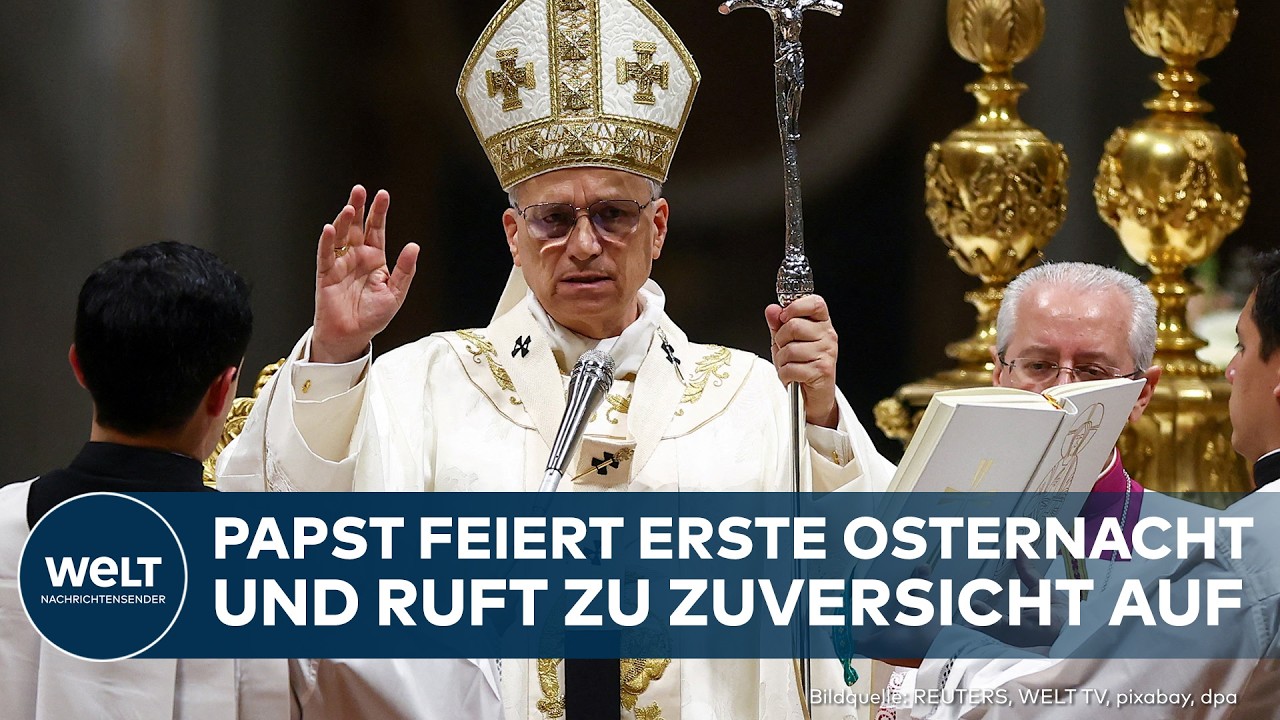 OSTERN IM VATIKAN: Erster großer Auftritt! Papst Leo mahnt gegen Angst und Hass