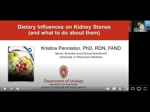 UW Urology Grand Rounds - Prevention of Urolithiasis with Diet