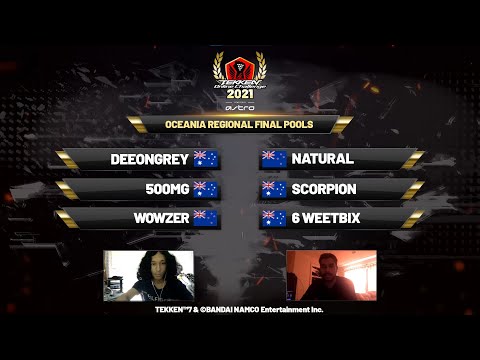 Tekken Online Challenge 2021 Regional Finals Pools Selection Show - Oceania