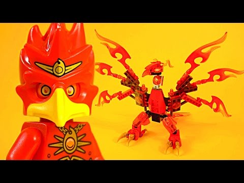 Vidéo LEGO Chima 70221 : L'ultime Phoenix de feu