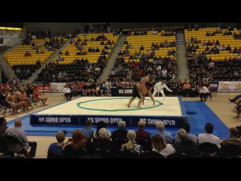 US Sumo Open 2016 - Mens Openweight Quarter Finals - Altankhuyag (MON) vs Ramy (EGY)