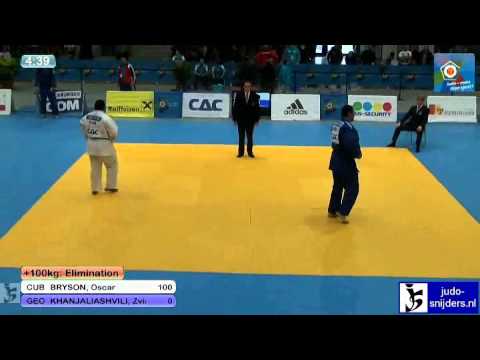 Oscar Bryson (CUB) - Zviadi Khanjaliashvili (GEO) [+100kg]