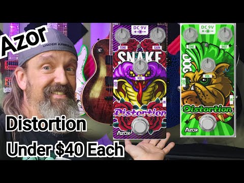WOW!! Azor "SNAKE" and "DOG" Distortion Pedals