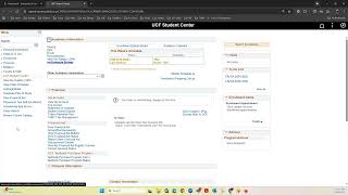 New myUCF Dashboard - Searching for Classes