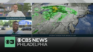 Despite storm threat, France vs. Iraq's World Cup match in Philadelphia draws excitement