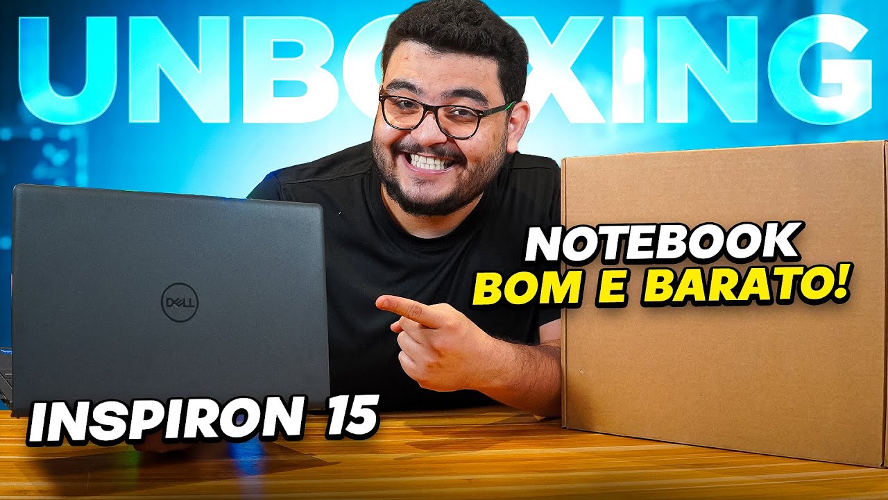 Miniatura da avaliação em vídeo de Notebook Dell 15 DC15-C3100-A20 Intel Core 3 100U 15.6 polegadas