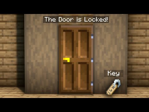 How to Lock Doors in Minecraft (WITHOUT MODS)