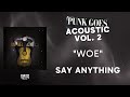 Say Anything - Woe (Official Audio) - from Punk Goes Acoustic 2