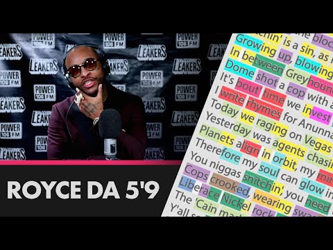 Royce da 5'9 freestyle on LA Leakers - Lyrics, Rhymes Highlighted (267)