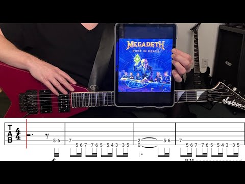 How to Play Holy Wars - Megadeth - (Guitar Tab Lesson)