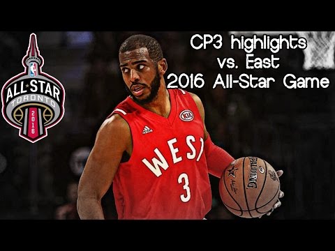 Chris Paul 14 pts & 16 ast @ East (2016 NBA All-Star Game) - CRAZY Dimes!
