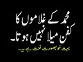 Mohammad Ke Ghulamon Ka Kafan Mela Nahi Hota Beautiful Urdu Naat Sharif