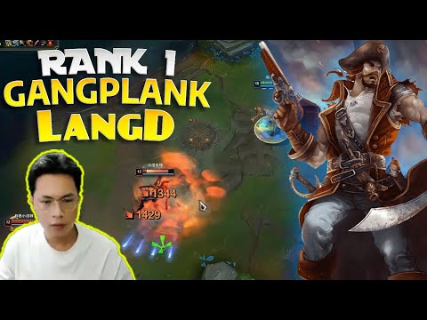 🔴 LangD Gangplank vs Akali (DK Siwoo) - KR Challenger 1000LP - LangD Rank 1 Gangplank Guide