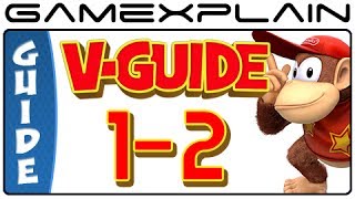 Donkey Kong Country: Tropical Freeze -  Shipwreck Shore 1-2 Puzzle Pieces & KONG Letters Guide