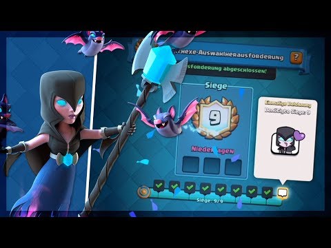 NEUES EMOTE FREIGESCHALTET - Night Witch Draft Challenge | 💥 CLASH ROYALE 💥  [Deutsch/German HD+]