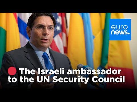 🔴 LIVE - Israeli Ambassador speaks before UN meeting on the Middle East | euronews 🇬🇧