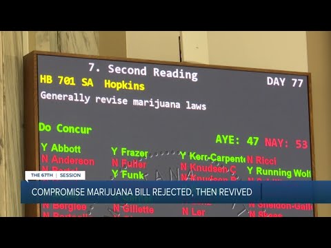 MT House rejects, then revives compromise marijuana bill