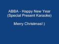 ABBA - Happy New Year KARAOKE 