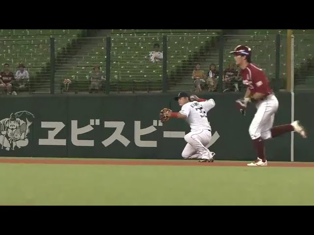 【8回表】身体能力と技術の融合 ライオンズ・浅村の好守を見よ!! 2016/7/12 L-E