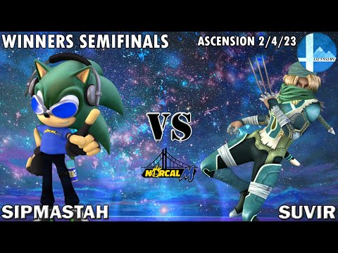 "Ascension 2/4/23" - SipMastah (Sonic) v. Suvir (Sheik) - Winners Semis