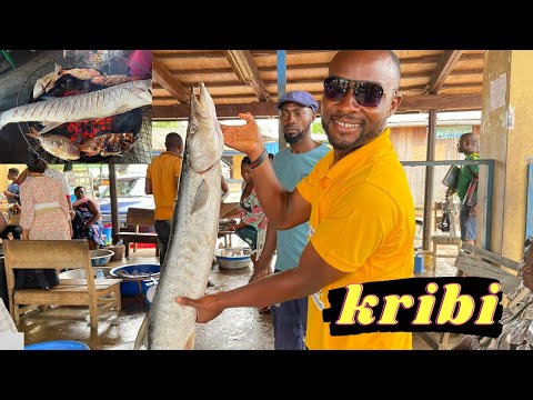 Kribi, Cameroon  - We Grilled and Ate the BIGGEST FISH in Kribi | Best Place For Seafood in Kribi.