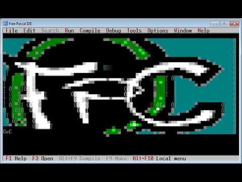 Drawing CRT triangle with Pascal