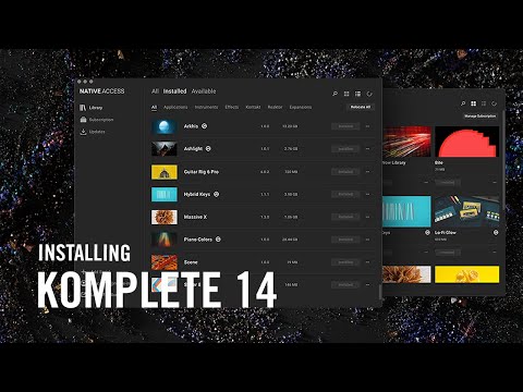 Installing KOMPLETE 14 using NATIVE ACCESS 2 | Native Instruments
