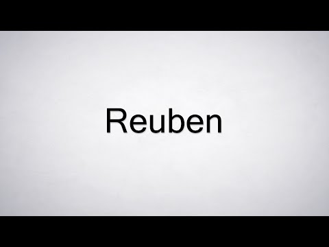 How to Pronounce Reuben