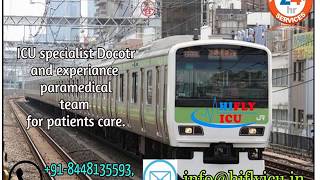Low-Budget Medical Facility Train Ambulance from Surat to Delhi By Hifly I